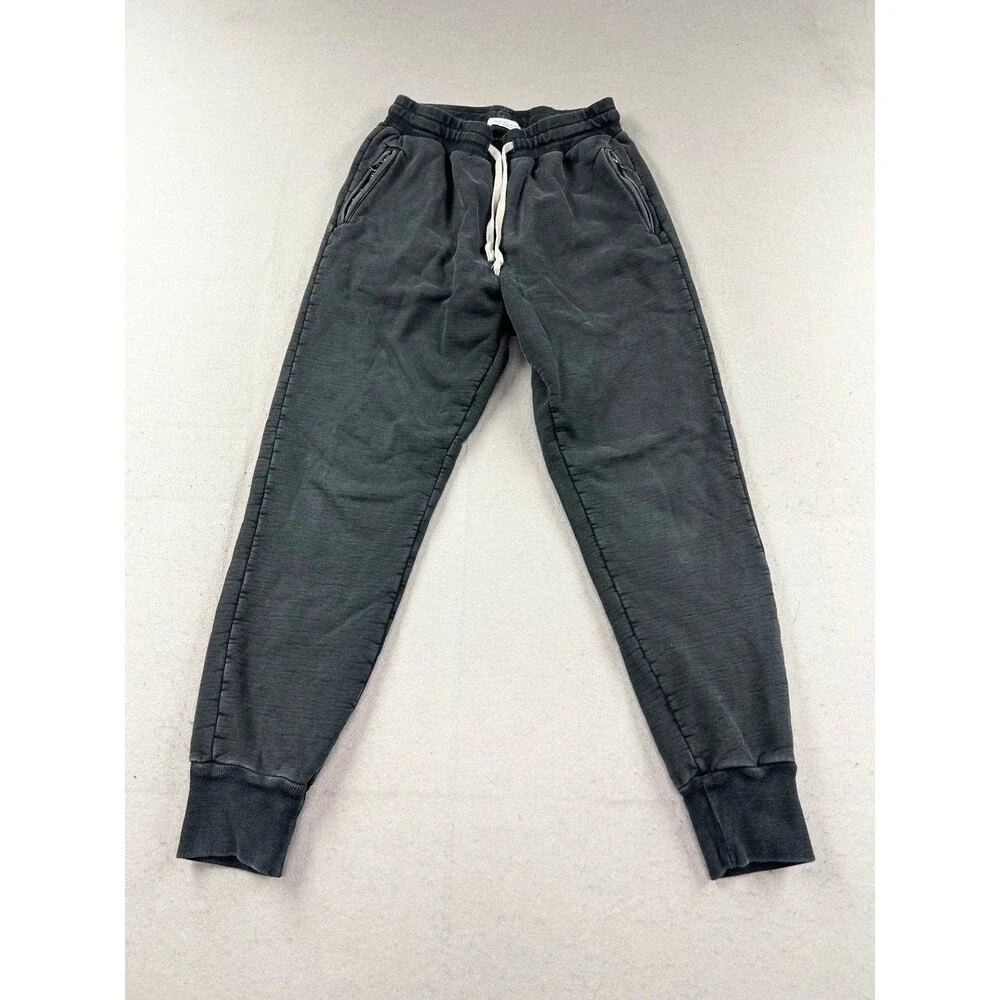 John Elliott Sweatpants Men’s 2 Black Escobar Jogger Drawstring USA Made